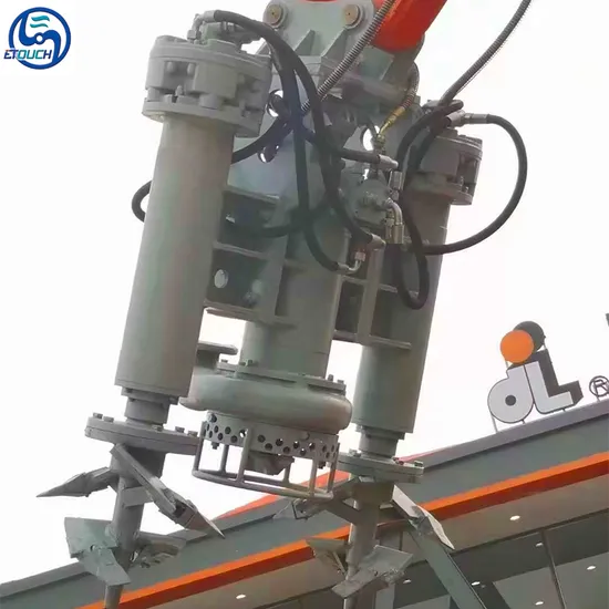 Easy Installation 8 Inch 20m Head 400m3 Hydraulic Excavator Submersible Dredge Pump for PC200 Excavator